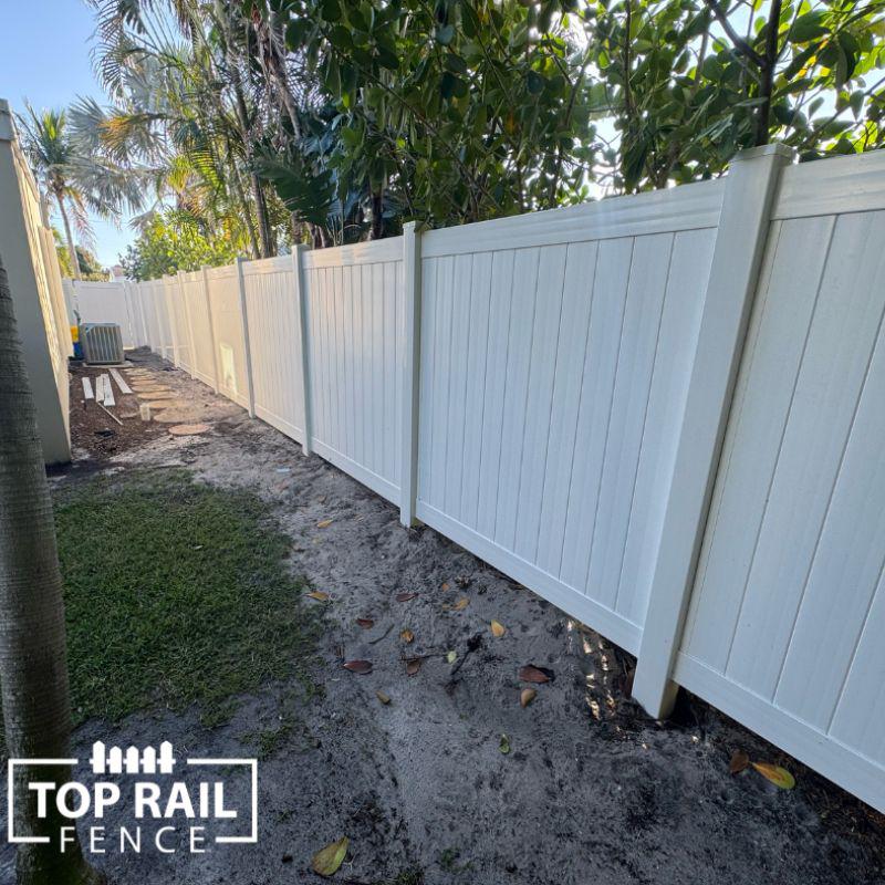 Vinyl Privacy Fence Installation