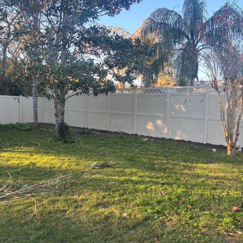 Vinyl Fence Installation