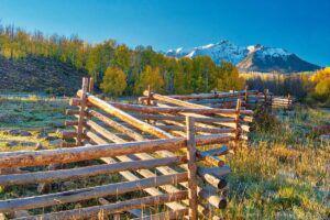 Zig Zag Split Rail Fence 