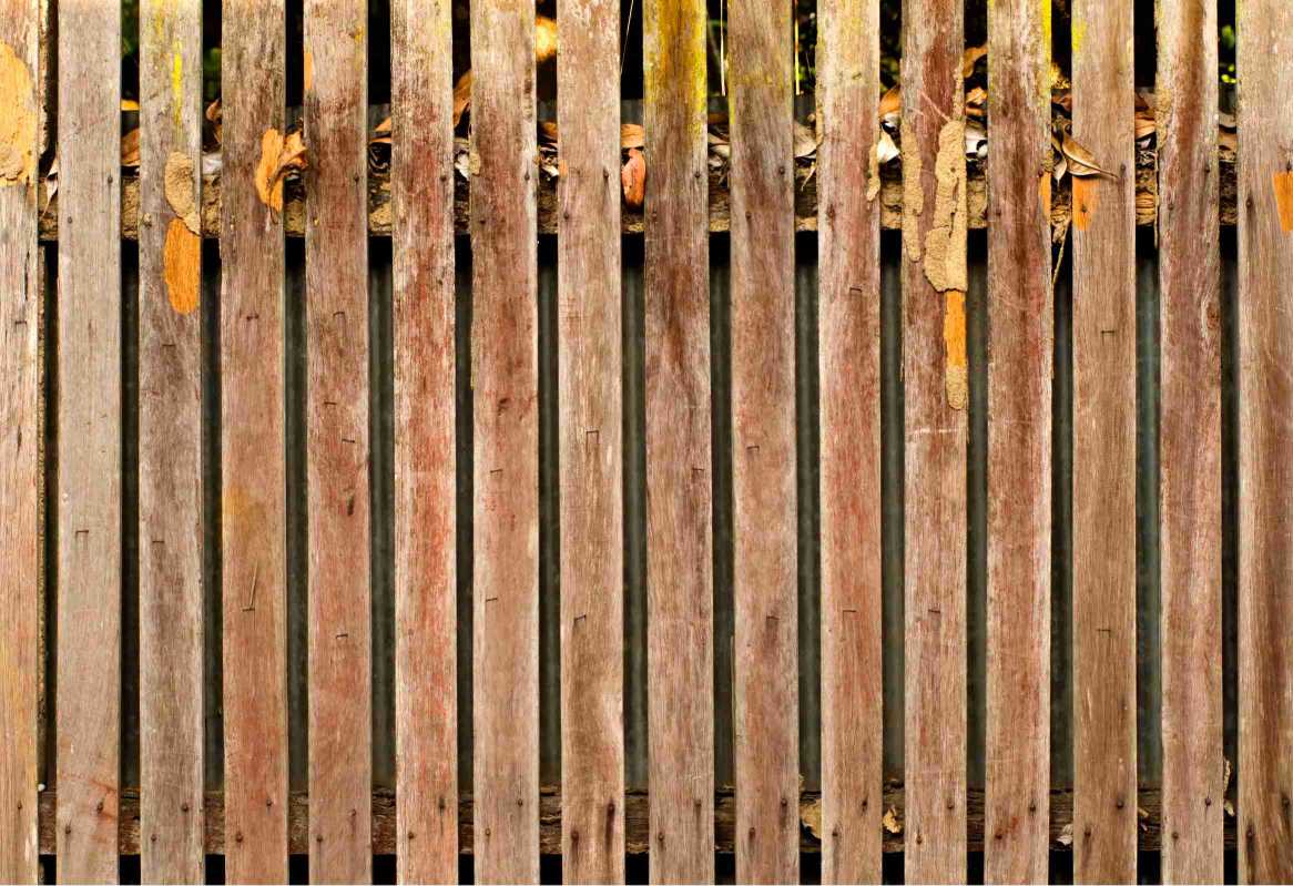 Clsoe up of a Old Wood Fence