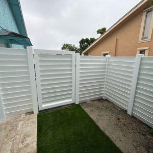 Wood fencing project by Top Rail Fence