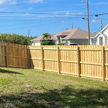 wood fence