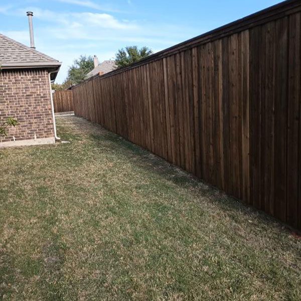 Wooden Fence in North Dallas