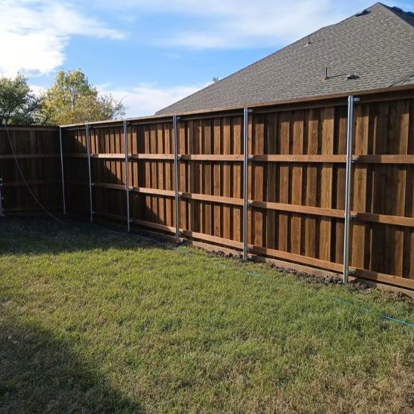 Wood Fence in North Dallas