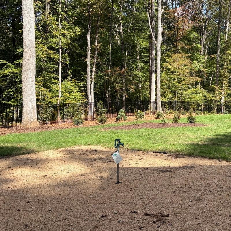 Aluminum fence installed by Top Rail Fence