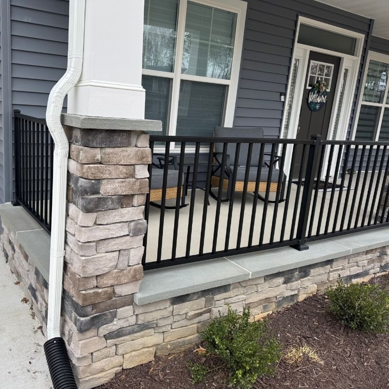 Front porch railing