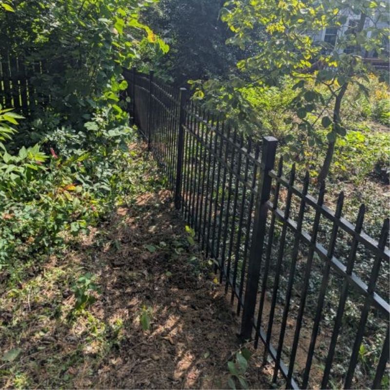 Aluminum Fence installed by Top Rail Fence