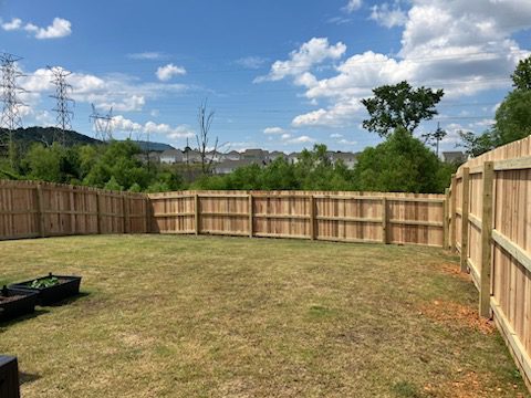 Wood privacy fence Chattanooga TN