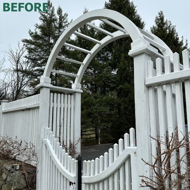 old white arbor