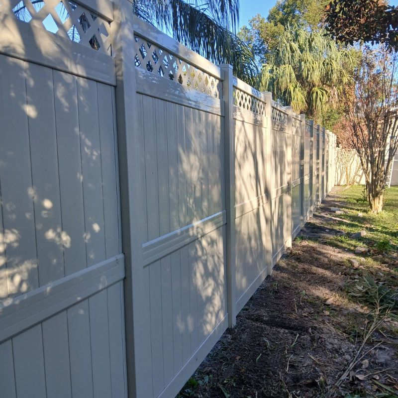 vinyl fence