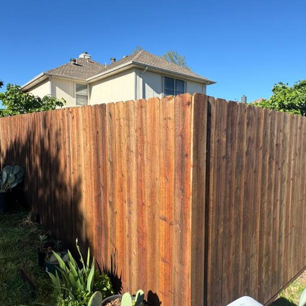 wooden Fence in North Texas