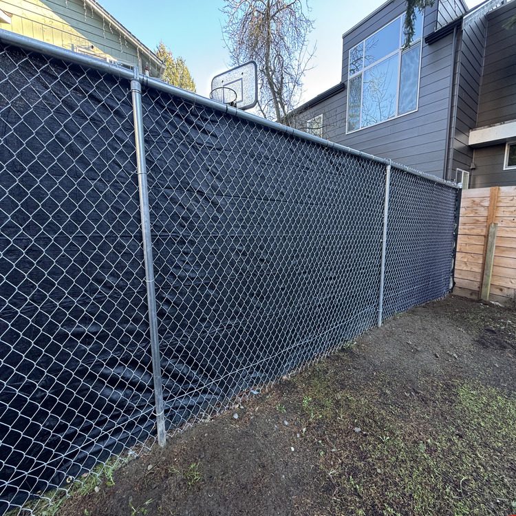 galvanized chain link fence in seattle