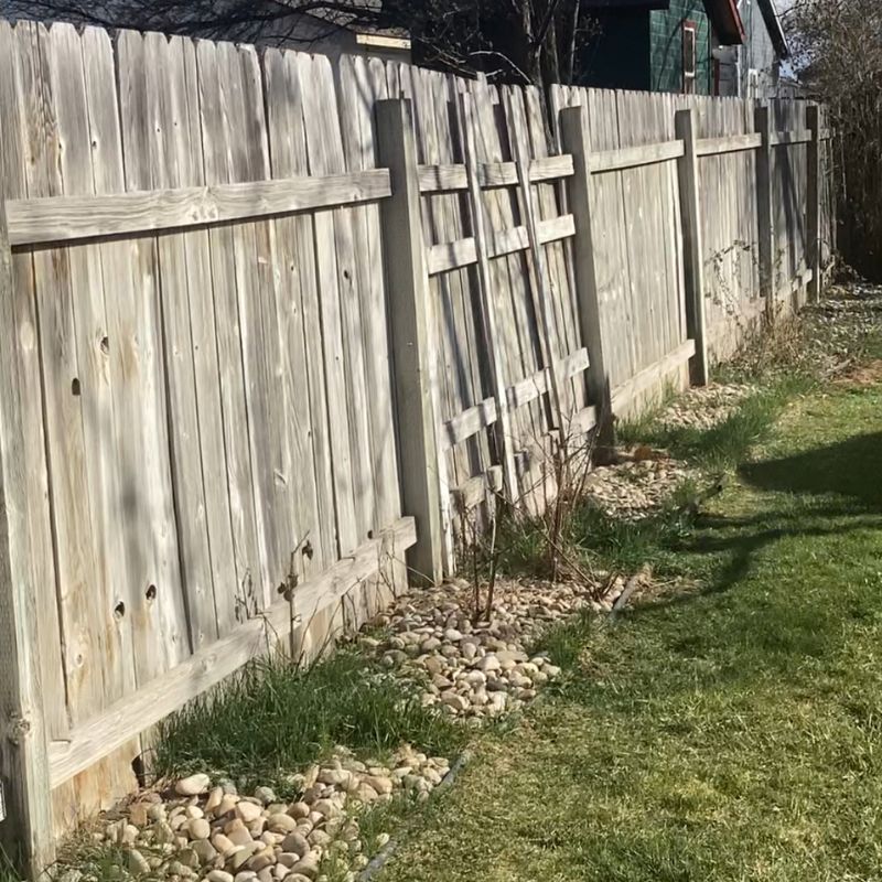 Old wood fence