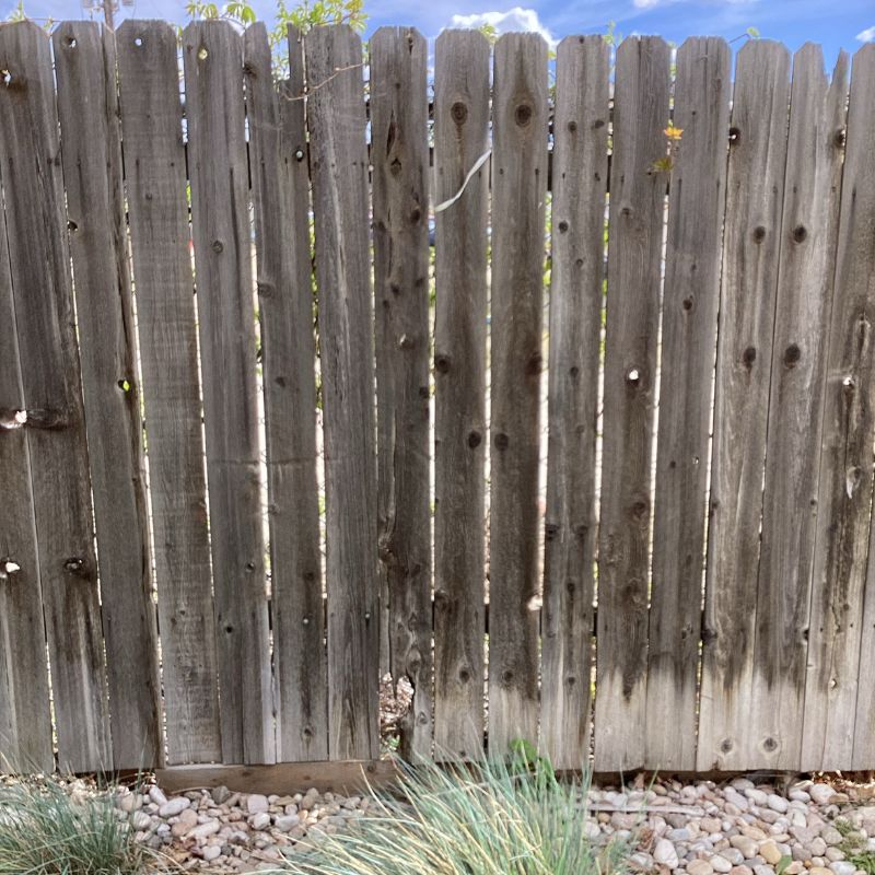 Close up of old wood fence