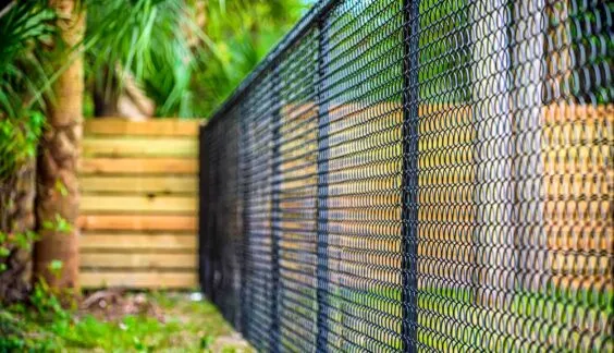 residential chain link fence from Top Rail Fence