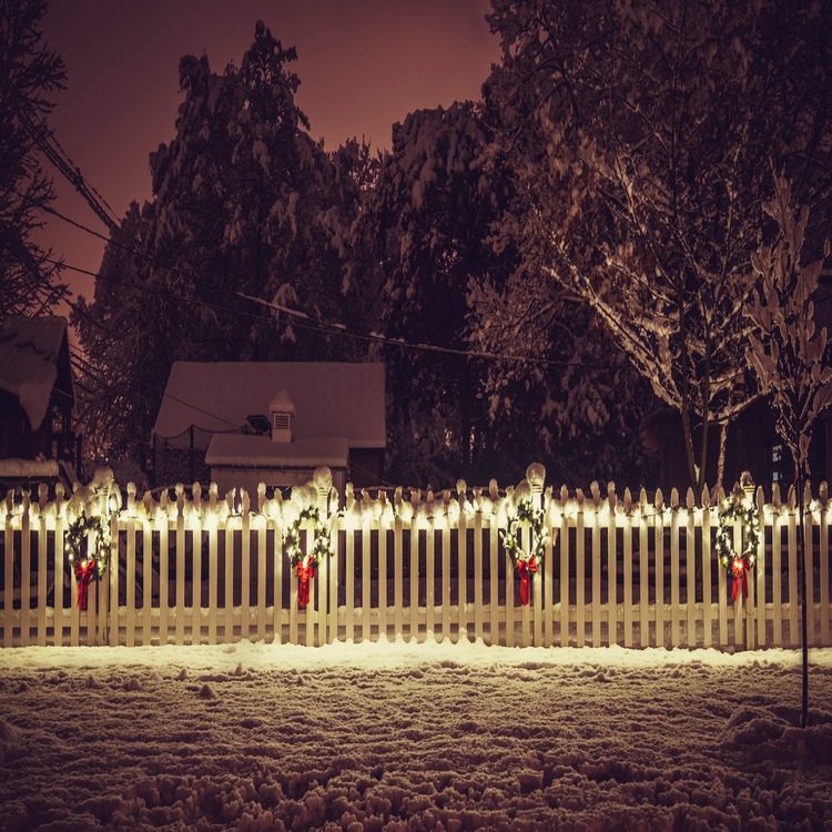 Holiday Lighting Ideas for Your Fence