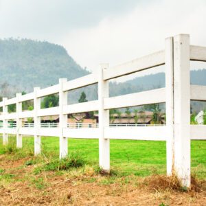 ranch rail fence rural farm