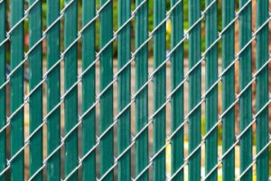 Privacy Slatted Chain Link fence