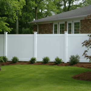 solid privacy vinyl fence