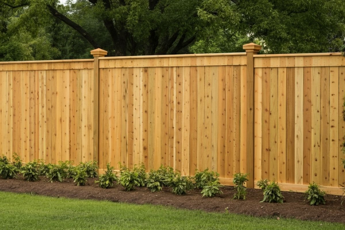 wood fence