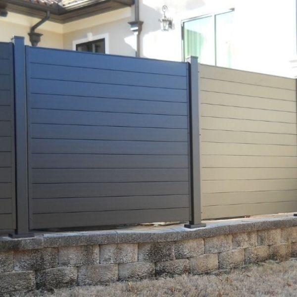 Aluminum metal fence