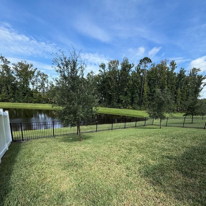 aluminum fences installed by Top Rail Fence